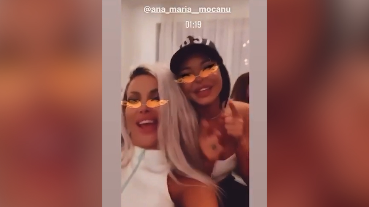 Ana-Maria Mocanu alături de Loredana Chivu