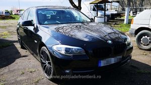 BMW căutat de autoritățile din Marea Britanie, descoperit la Vama Petea