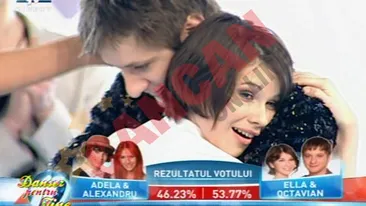 Octavian Strunila si Ella au castigat marea finala Dansez pentru tine! Adela Popescu s-a clasat pe locul al doilea!