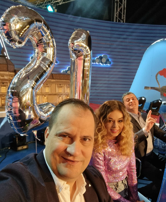 Șerban Huidu, de la „Cronica Cârcotașilor”. Foto: Instagram