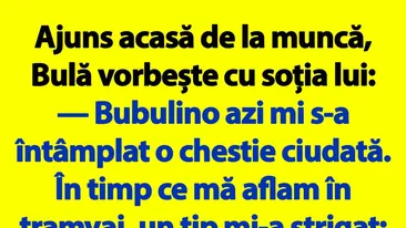 BANC | Bulă și străinul din tramvai