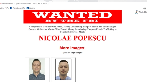 Vrei sa castigi 1 milion de dolari? Anunta FBI daca l-ai vazut pe acest roman