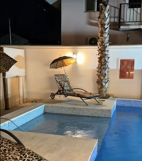 Andra Volos și-a amenajat o terasă inedită, inspirație animal print. Reacțiile internauților