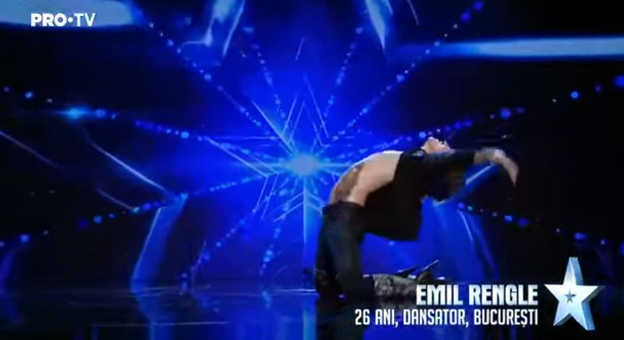 Coregraful Emil Rengle a dansat pe tocuri la „Românii au talent”! Cum au reacționat jurații