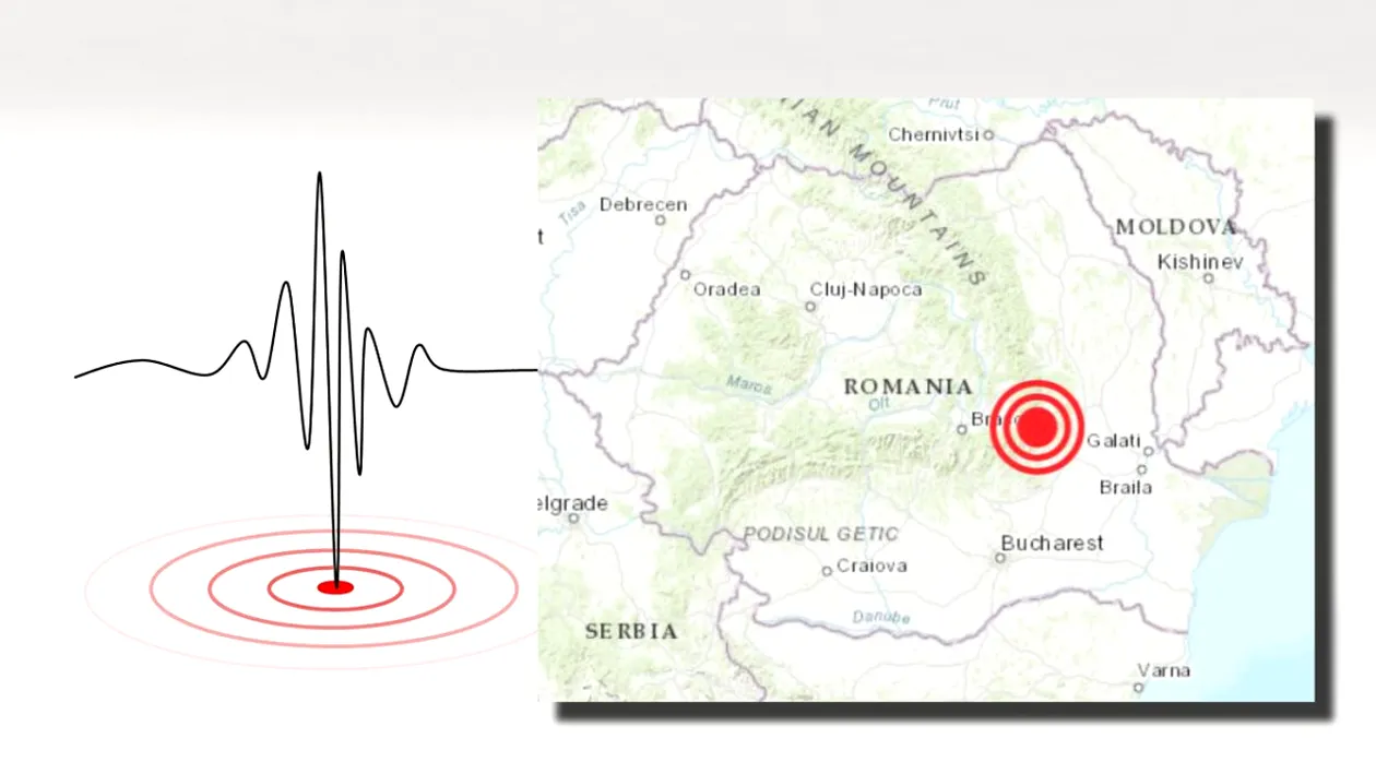 Cutremur în România, sâmbătă seara. Ce magnitudine s-a înregistrat în zona seismică Vrancea