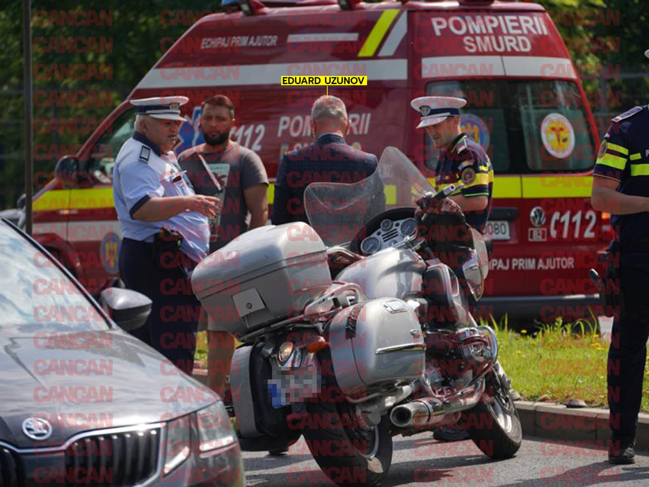 Fiica lui Eduard Uzunov, accident pe străzile Capitalei/ Foto: CANCAN.RO