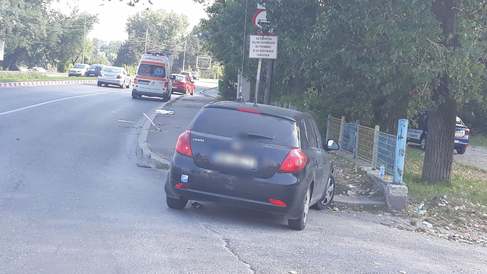 Un pieton a fost spulberat de un șofer beat, la ieșirea din Târgoviște