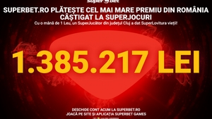 Află cine e românul care a câștigat 1.385.217 lei la jocurile online de la Superbet.ro