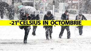 ANM, în alertă! -21 de grade Celsius în octombrie, temperatură minimă record în România