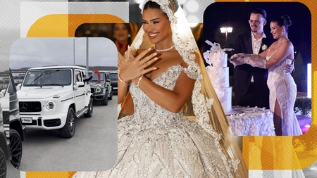 Nebunie de nuntă în Albania! Așa ceva n-ai mai văzut! S-a măritat Miss Universe Kosovo, uluitor ce scrie pe bolizii invitaților!