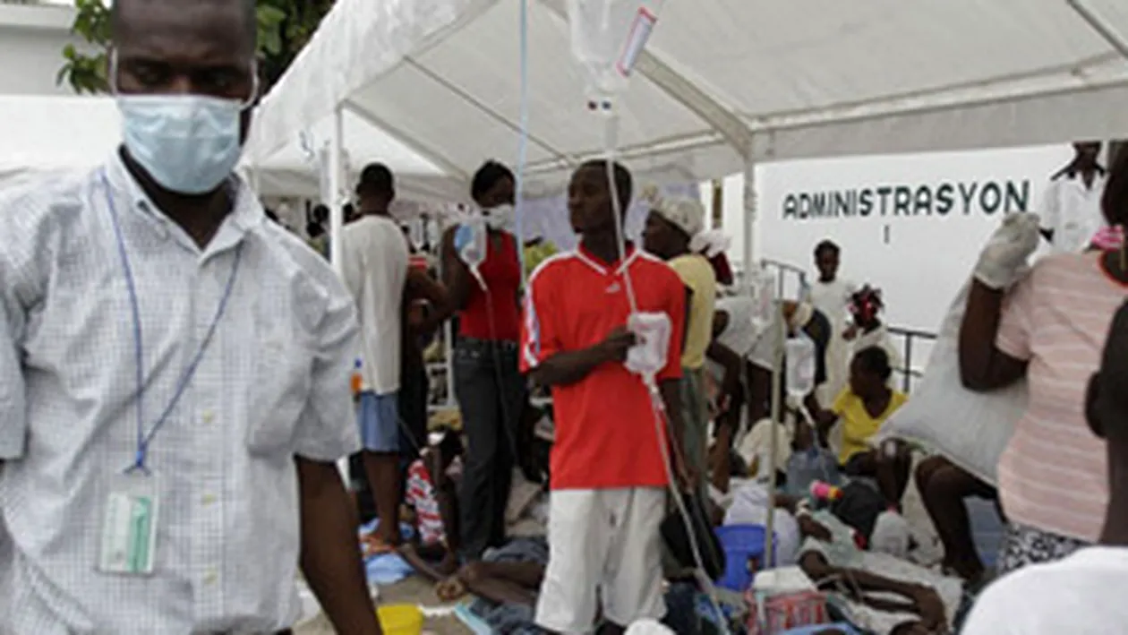 Epidemia de holera din Haiti, provocata de o tulpina virulenta care va fi activa multi ani de aici incolo