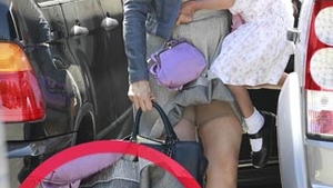 Jennifer Garner, cu chilotii la vedere