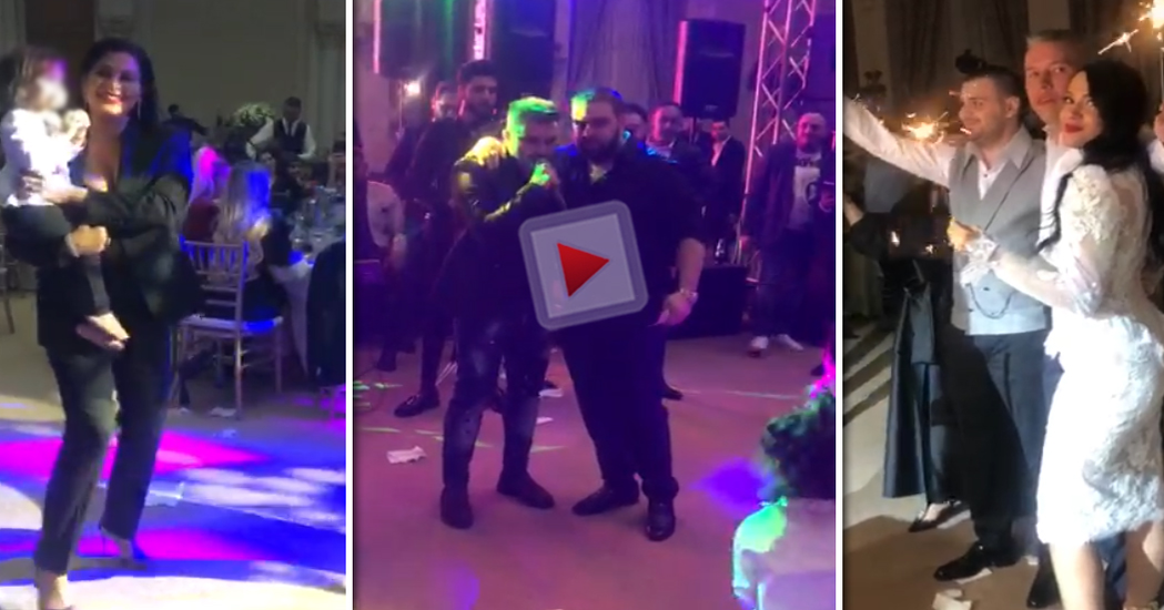 Primele imagini cu Roxana Dobre. Ce ținută a purtat la botezul băiețelului lui Betty Salam