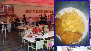 Câți lei a dat o turistă pe un șnițel cu cartofi prăjiți, la "împinge tava" în Mamaia