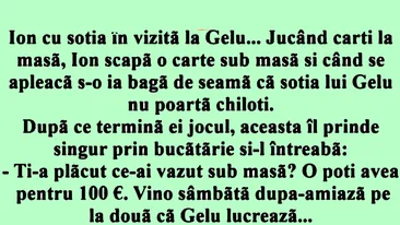 Bancul de miercuri | Gelu și soția lui Ion