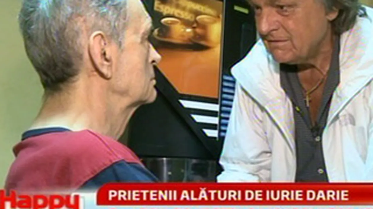 Intalnire emotionanta intre Florin Piersic si Iurie Darie: Boier Pana, a venit Margelatul la tine! Ti-as da unul dintre ventriculele mele daca as putea