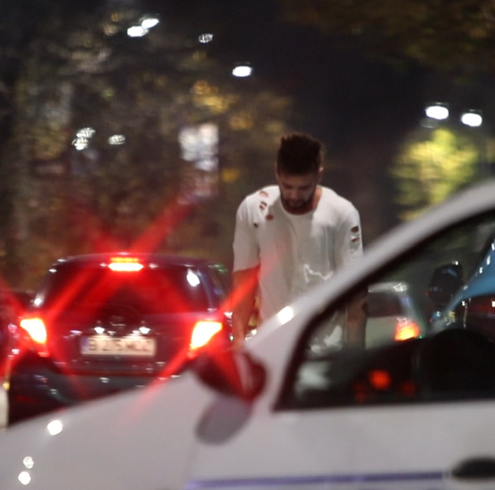 O sexy-polițistă & colegul ei l-au ”reținut” pe Dorian Popa în trafic!