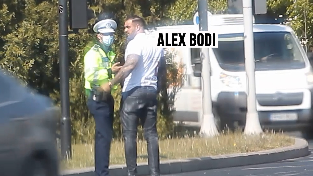 Momentul când Alex Bodi a fost tras pe dreapta