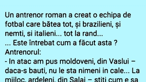 BANC | Echipa invincibilă de fotbal