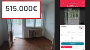 Orașul din România în care o garsonieră a fost scoasă la vânzare cu 515.000 de euro. Ce s-a întâmplat, de fapt