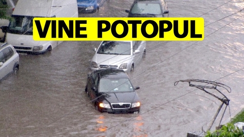 Vine potopul în România! ANM anunță 11 ore de fenomene meteorologice extreme