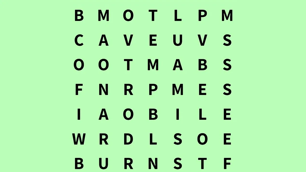 TEST IQ | Găsiți cuvântul vapor în cel mult 8 secunde!