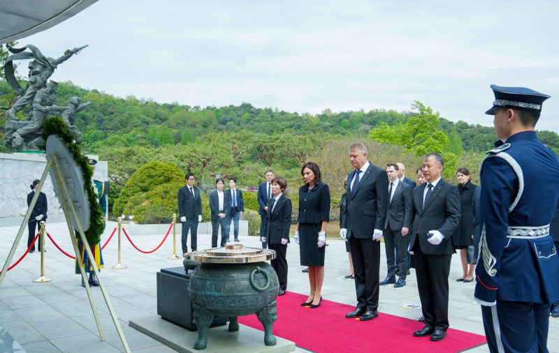 Carmen și Klaus Iohannis, vizită diplomatică în Coreea de Sud /Foto: Administrația Prezidențială