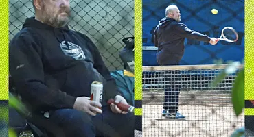 Mihai Constantin, campion și pe teren, nu doar pe scenă. Ionică din “Liceenii” s-a relaxat cu tenis și bere, în Herăstrău