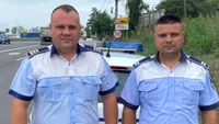 Gestul făcut de doi agenți de Poliție din Filiași a impresionat pe toată lumea. Au salvat viața unui bebeluș