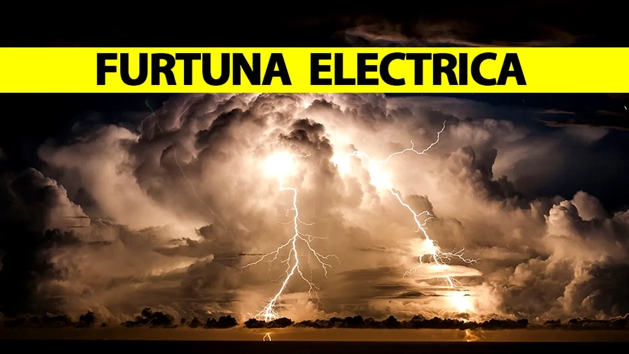 ANM, avertizare extremă! În câteva minute, vine furtuna electrică în România