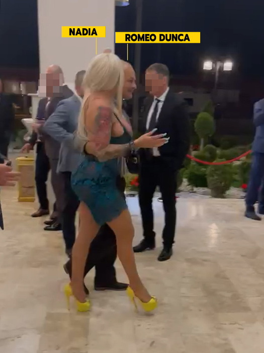 Valentina și Romeo Dunca, la celebra nuntă a lui Ionuț Stroe cu Andra Pleșa