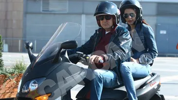 Brigitte si Ilie Nastase traiesc periculos. Au renuntat la masina de lux in favoarea scuterului