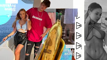 Julius Maximilian și ”Sexy-durdulia”, party privat cu râuri de șampanie, în Saint-Tropez