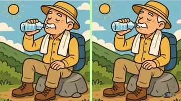 TEST IQ | Aceste două poze par identice, dar nu sunt. Identificați cele 3 diferențe în cel mult 31 de secunde!