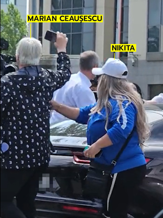 Marian Ceaușescu: "Dă-o dracului pe aia, nu mă interesează de asemenea chestii. Eu n-am vrut să o lovesc, că este femeie!" (Foto: captură video)