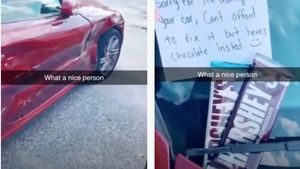Nu e glumă! Ce mesaj superficial a primit o femeie pe parbrizul mașinii parcate, după ce i-a fost avariată de un șofer neatent