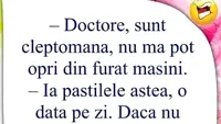 BANC | ”Domnule doctor, sunt cleptomană!”