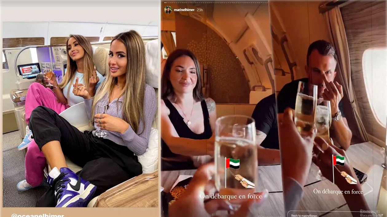 O influenceriță din Franța, gafă uriașă la bordul unui avion! Unul dintre fani a dat-o de gol, iar ea a reacționat foarte urât