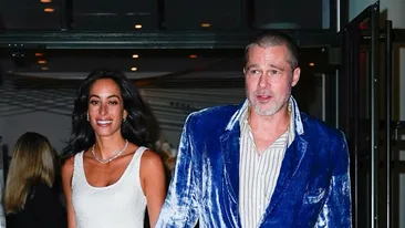 Brad Pitt, apariție INEDITĂ în public! Ținuta purtată la cină cu iubita lui s-a viralizat instant