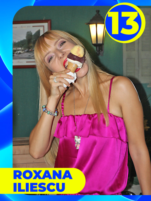 TOP 30 de vedete care au găsit soluţia perfectă împotriva caniculei! Roxana Vancea, Monica Gabor sau Laura Cosoi, show cu îngheţată şi… 