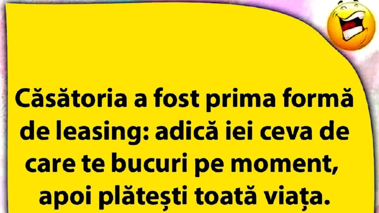 BANC | Căsătoria a fost prima formă de leasing