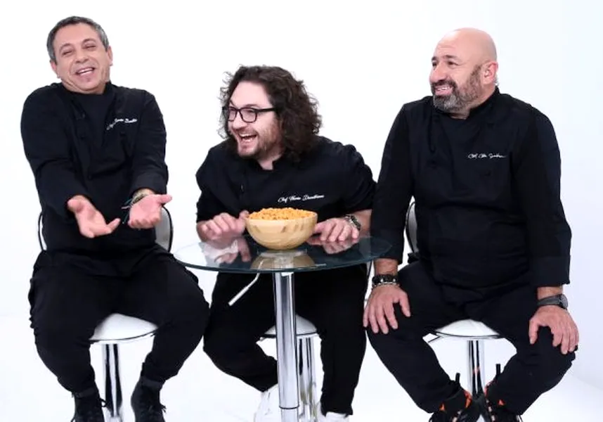 Primele imagini cu Bontea, Scărlătescu și Dumitrescu la Masterchef. Au început filmările la PRO TV: ”Ți-a fost dor! Recunoaște”