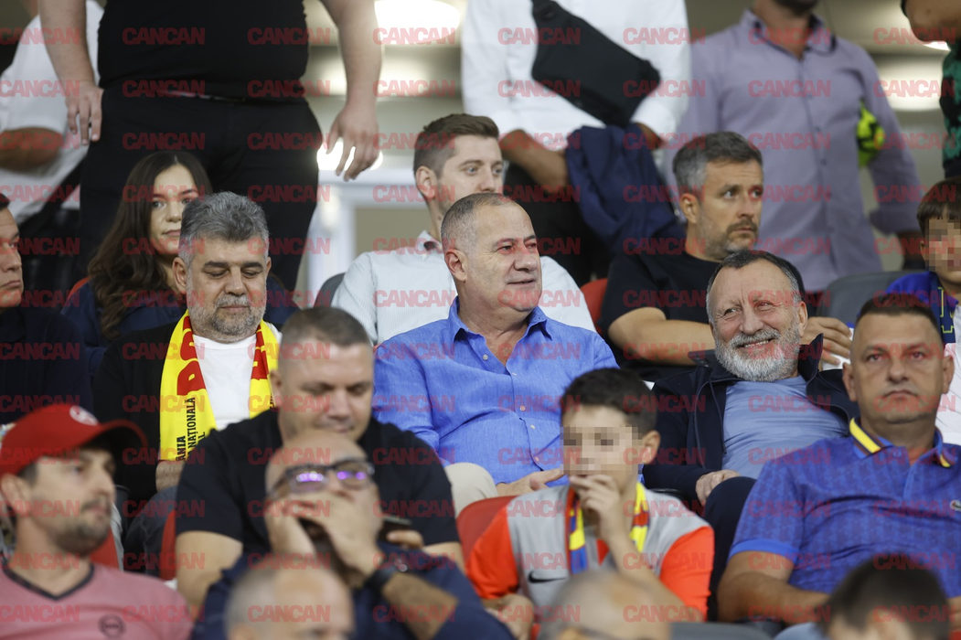 Marcel Ciolacu, în tribune la meciul FCSB - LASK Linz