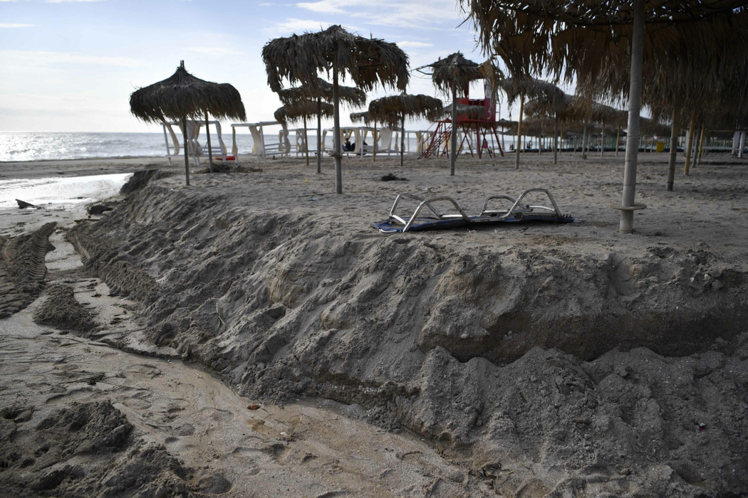 Plaja din Vama Veche in urma inundatiilor, 01 septembrie 2024. Alex Nicodim / Inquam Photos