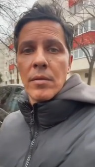 Mașina lui Lucian Viziru a fost vandalizată. Foto: social media