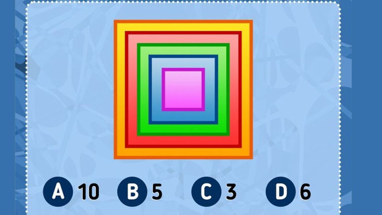 TEST IQ | Câte pătrate sunt în total?