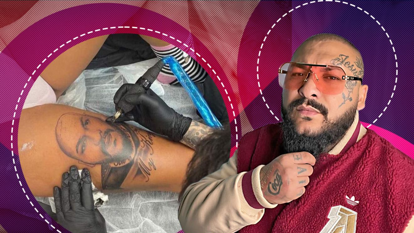 O româncă din Germania e ”fiartă” pe celebrul manelist. Și-a tatuat chipul lui Dani Mocanu pe picior. Mesajul haios