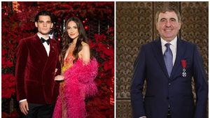 Elena Hagi, prima apariție publică după ce s-a aflat că este însărcinată. Cum a fost surprinsă soția lui Ianis la decorarea Regelui