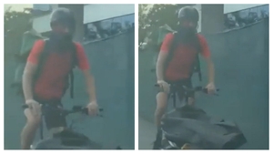 Atac în plină zi, în București. Două femei au fost agresate de un biciclist care purta cagulă