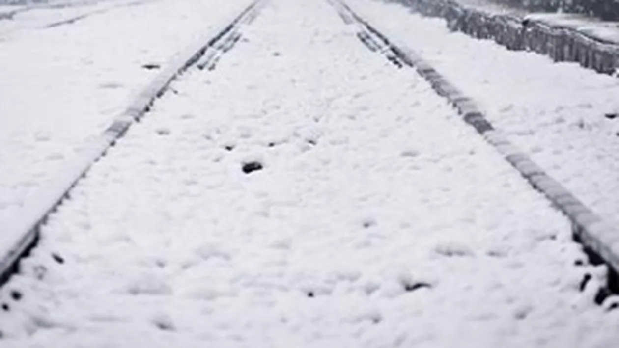 Trenuri blocate pe durata noptii din cauza ninsorilor, in Italia!